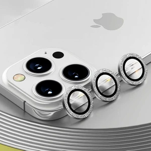Bilişim Aksesuar Apple iPhone 13 Pro Uyumlu Gümüş Kamera Lensi Koruma