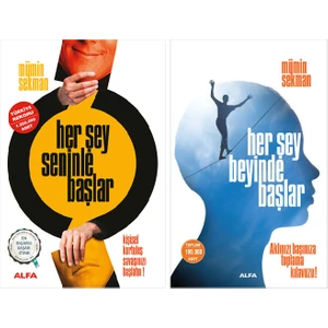 Her Şey Seninle Başlar - Her Şey Beyinde Başlar - 2 Kitap - Mümin Sekman