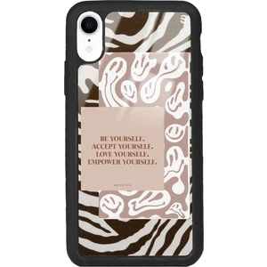 Apple iPhone Xr Emoji Zebra Tasarımlı Glossy Telefon Kılıfı