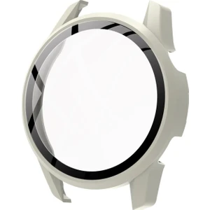 Huawei Watch Gt 3 42 mm Ekran Korumalı Sert Slim Rubber Kılıf - Beyaz