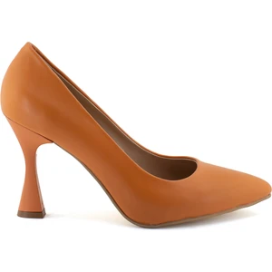 MST1337C Kadın Stiletto Turuncu