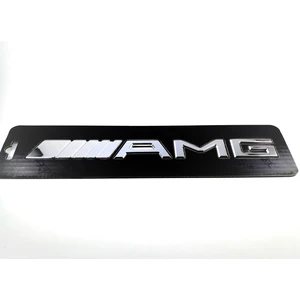 Behin Dizayn MERCEDES UYUMLU AMG Bagaj Yazısı Krom 205mm-20mm