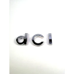 Behin Dizayn RENAULT UYUMLU Clio 4 Megane 3 DCI Bagaj Yazısı 55mm-24mm