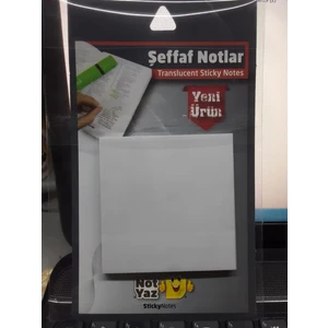 Şeffaf Not Kağıdı Ebat 75X75 mm 50 Yaprak