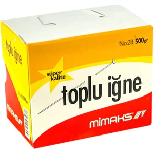 Nikelli Toplu Iğne 250GR Kutu (TI250)