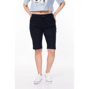 Org Marka Store 2YBSHBL31884 Org Marka Store E.marella 513102152 513114252 5 Cep Paca Ucu Yırtmaclı Short Lacivert