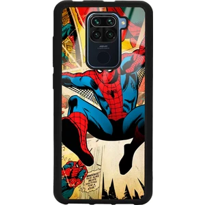 Xiaomi Redmi Note 9 Spider-Man Örümcek Adam Tasarımlı Glossy Telefon Kılıfı