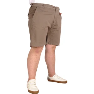 Modexl Büyük Beden Erkek Kapri Yancep Nice Classic 21402 Toprak