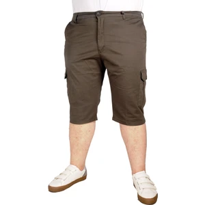 Modexl Büyük Beden Erkek Kapri Klasik 21401 Haki