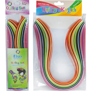 Quilling Ince Set + 300 Quilling Kağıdı 0,5 x 50 cm Ekonomik Set