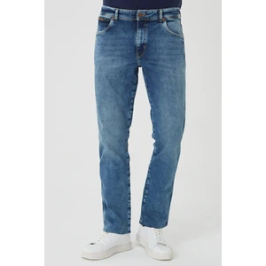 Erkek Texas  Mavi Straight Fit Normal Bel Düz Paça Esnek Jean Pantolon