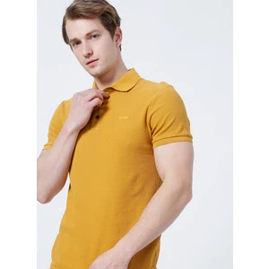 Lee Cooper Regular Fit Düz Hardal Erkek Polo T-Shirt - 224 Lcm 242049 Tylen