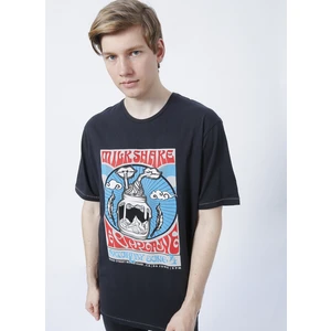 Lee Cooper 222 Lcm 242033 Lowell Bisiklet Yaka Oversized Baskılı Antrasit Erkek T-Shirt
