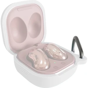 Samsung Galaxy Buds Live / Pro Için Bluetooth Kulaklık Kancalı Silikon Koruyucu Kılıf (Yurt Dışından)