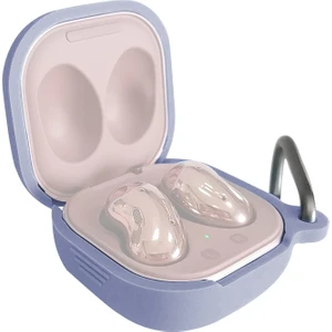 Samsung Galaxy Buds Live / Pro Için Bluetooth Kulaklık Kancalı Silikon Koruyucu Kılıf (Yurt Dışından)