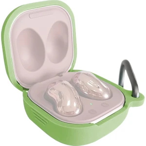 Samsung Galaxy Buds Live / Pro Için Bluetooth Kulaklık Kancalı Silikon Koruyucu Kılıf (Yurt Dışından)