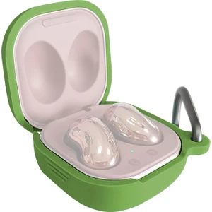 Samsung Galaxy Buds Live / Pro Için Bluetooth Kulaklık Kancalı Silikon Koruyucu Kılıf (Yurt Dışından)