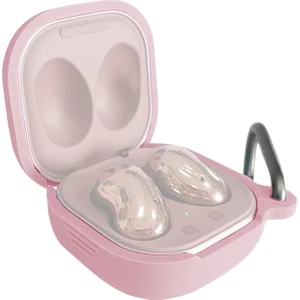 Samsung Galaxy Buds Live / Pro Için Bluetooth Kulaklık Kancalı Silikon Koruyucu Kılıf (Yurt Dışından)