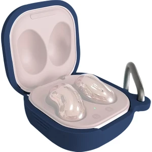 Samsung Galaxy Buds Live / Pro Için Bluetooth Kulaklık Kancalı Silikon Koruyucu Kılıf (Yurt Dışından)