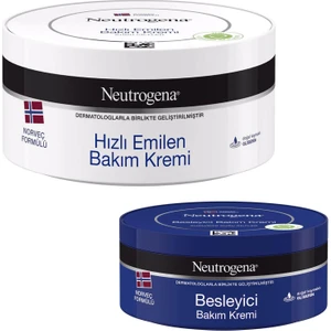 Besleyici Bakım Kremi 200 ml + Hızlı Emilen Bakım Kremi 300 ml