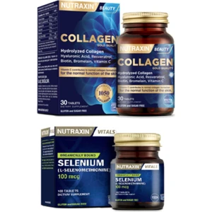 Hyalüronik Asit, Biotin,çinko Içeren Hidrolize  30 Tablet+Selenyum 100 Mcg 100 Tablet