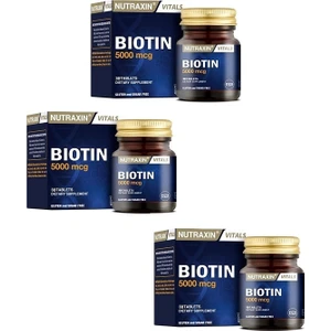 Bıotın 5000 Mcg 30 Tablet 3 Adet