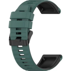 Fenix ​​5 22MM Silikon Karıştırma Renkli Saat Kayışı (Yurt Dışından)