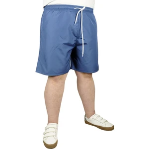 Modexl Büyük Beden Deniz Şortu White Line 21451 Indigo
