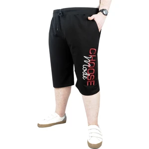 Modexl Büyük Beden Erkek Kapri Choose Mode 22401 Siyah