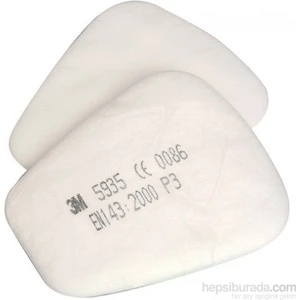3m 5935 P3 Toz ve Sis Maskesi Filtre Pedi (1 Takım)