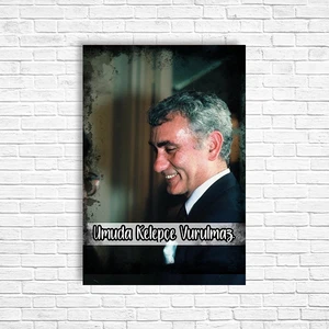 Yılmaz Güney Retro Ahşap Poster