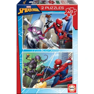18099 Spider-Man Erkek Çocuk Puzzle (2X48 Parça)