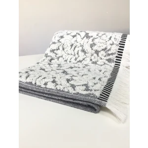 Jakarlı Renkli El Yüz Havlusu Pamuk 50 x 90 cm