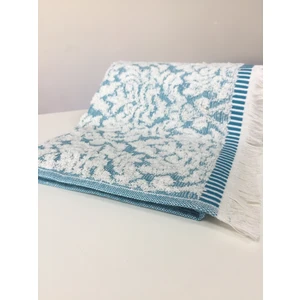 Jakarlı Renkli El Yüz Havlusu Pamuk 50 x 90 cm