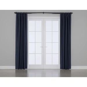 Gauze Fabric Design Blackout Karartma Özellikli Perde Indigo