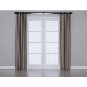 Gauze Fabric Design Blackout Karartma Özellikli Perde Koyu Nohut Rengi
