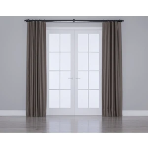 Gauze Fabric Design Blackout Karartma Özellikli Perde Bej