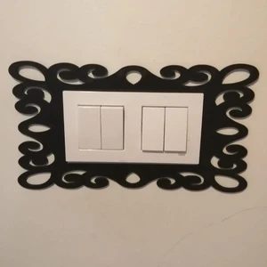 Desenli Ikili Prizlik Duvar Süsü 3mm Mdf