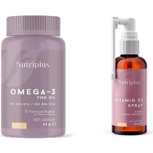 Nutriplus Aktif Yaşam Set - Omega 3 + Vitamin D3