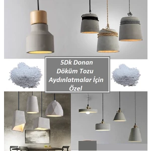 M1 Art  5 Dakika'da Donan Beton Döküm Tozu 1,kg - Aydınlatmalar Için Özel