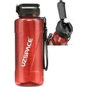 1,5 Litre (1500 Ml) Kırmızı Büyük Boy Spor ve Günlük Matara / Suluk - Silion Pipet Ağızlık