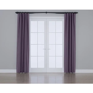 Gauze Fabric Design Blackout Karartma Özellikli Perde Lila