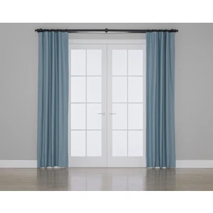 Gauze Fabric Design Blackout Karartma Özellikli Perde Aquamarin Rengi