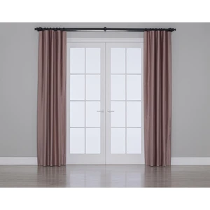 Gauze Fabric Design Blackout Karartma Özellikli Perde Koyu Pembe