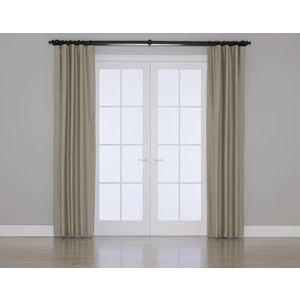 Gauze Fabric Design Blackout Karartma Özellikli Perde Açık Nohut Rengi
