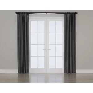 Gauze Fabric Design Blackout Karartma Özellikli Perde Koyu Gri