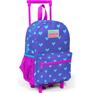 Coral High Kalp Baskılı Anaokul Çekçek Çantası - Kız Çocuk