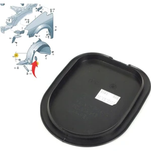 T5-T6-Crafter-Caddy Sağ Sol Çamurluk Davlumbaz Kapagı 7E0809967