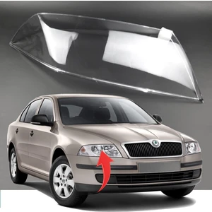 Octavia A5 Kasa Sağ Far Camı 2005-2008