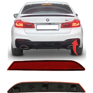 Bmw 5 Serisi Arka Tampon Reflektörü Sağ Bmw G30 M Paket 2017-